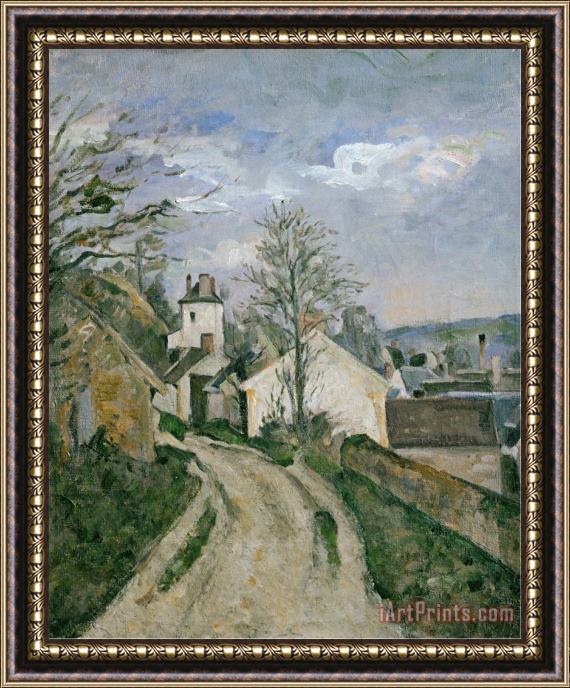 Paul Cezanne The House of Dr Gachet at Auvers Circa 1873 Framed Painting