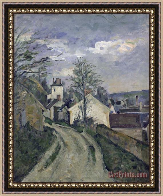 Paul Cezanne The House of Dr Gachet at Auvers Framed Print