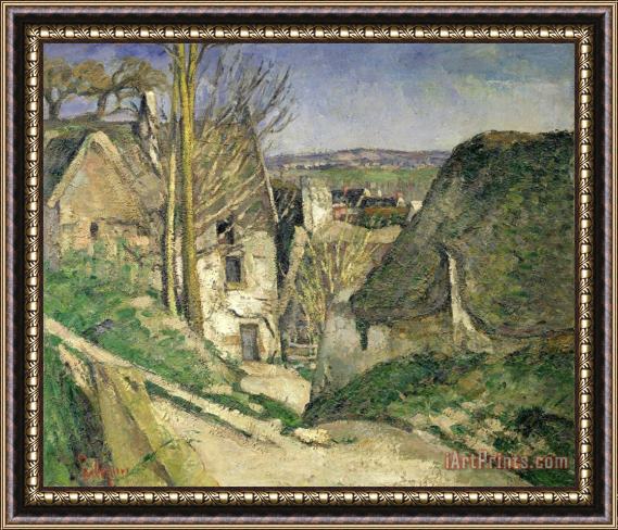 Paul Cezanne The House of The Hanged Man Auvers Sur Oise 1873 Framed Painting