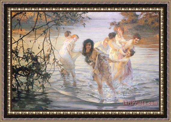 Paul Chabas Happy Games Framed Painting