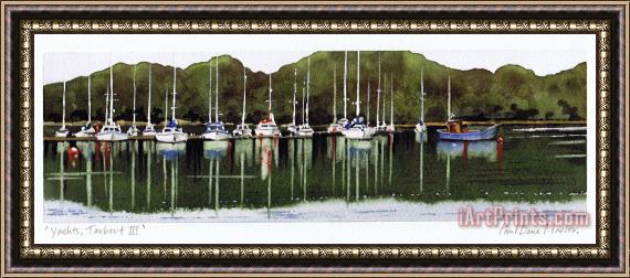 Paul Dene Marlor Yachts Tarbert iii Framed Print