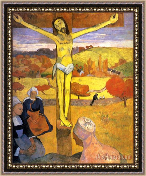 Paul Gauguin Le Christ Jaune Yellow Christ Huile Sur Toile Framed Painting
