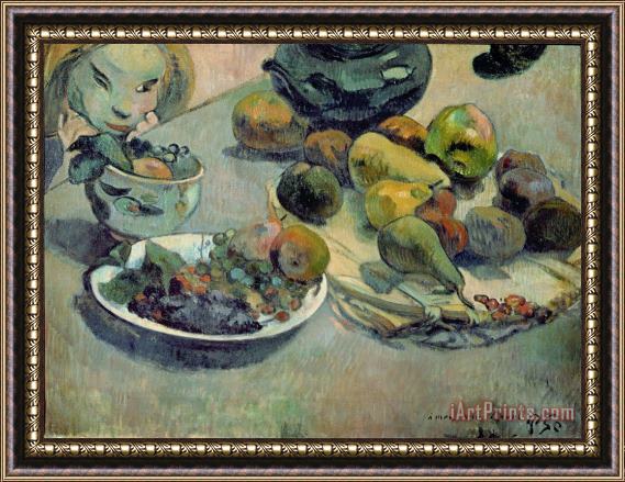 Paul Gauguin Still Life with Fruit Framed Print