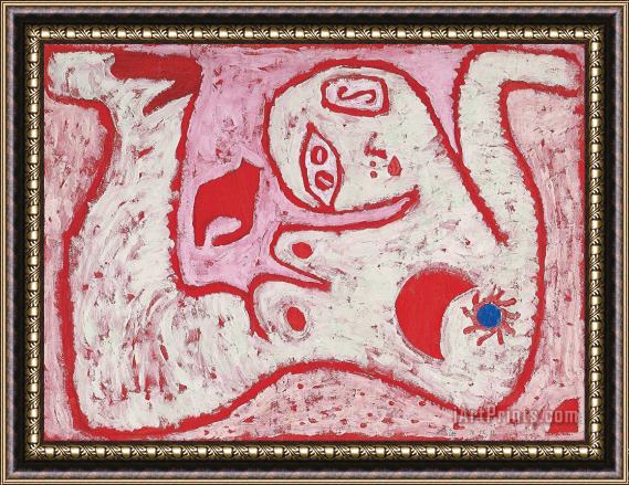 Paul Klee A Woman for Gods Framed Print