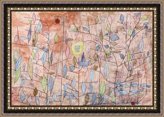 Paul Klee Sparse Foliage 1934 Framed Painting