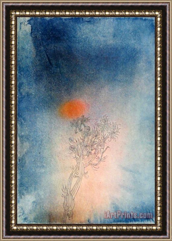 Paul Klee The Plant And Its Enemy Framed Print