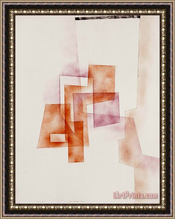 Paul Klee To The White Door Sum Weissen Tor Framed Print