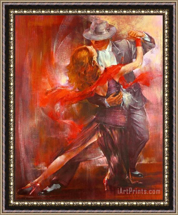 Pedro Alvarez Tango Argentino Ii Framed Painting