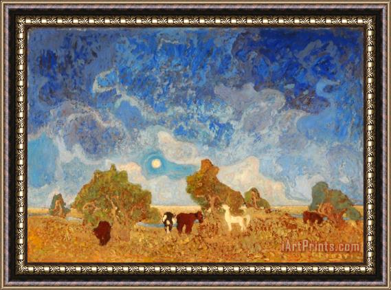 Pedro Figari Pampa Framed Painting