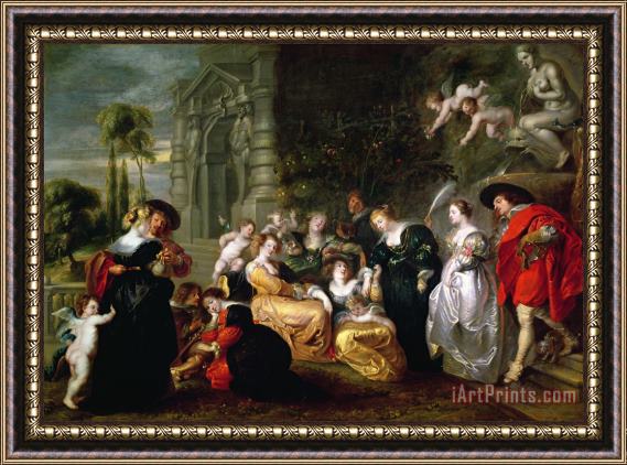 Peter Paul Rubens The Garden of Love Framed Print