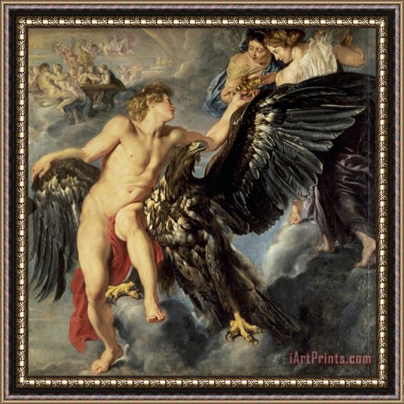 Peter Paul Rubens The Kidnapping of Ganymede Framed Painting