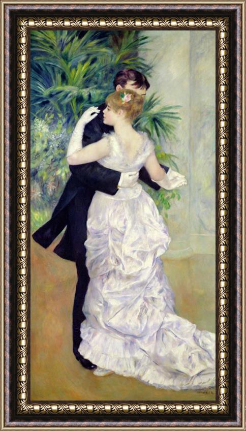 Pierre Auguste Renoir Dance in the City Framed Print
