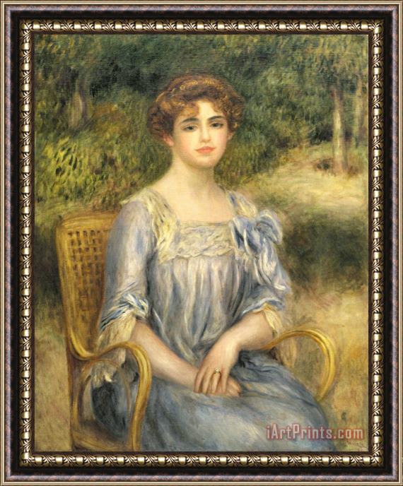 Pierre Auguste Renoir  Madame Gaston Bernheim de Villers Framed Print