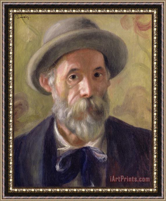 Pierre Auguste Renoir Self Portrait Framed Print