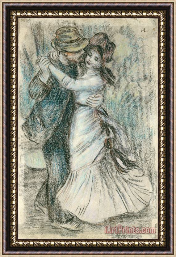 Pierre Auguste Renoir The Dance Framed Painting