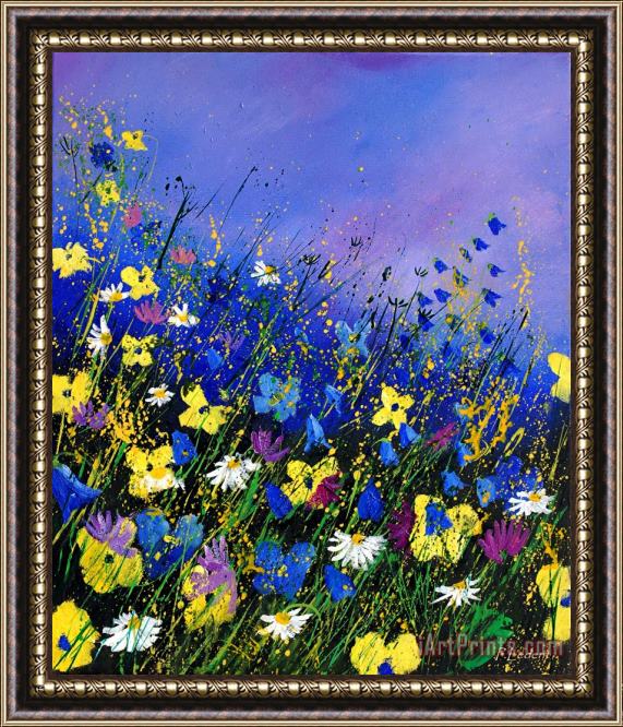 Pol Ledent Wild flowers 560908 Framed Painting