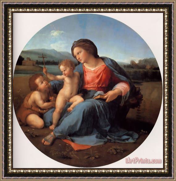 Raphael The Alba Madonna Framed Painting