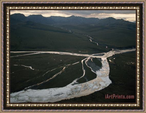 Raymond Gehman Ice Breaks on The Firth River Framed Print