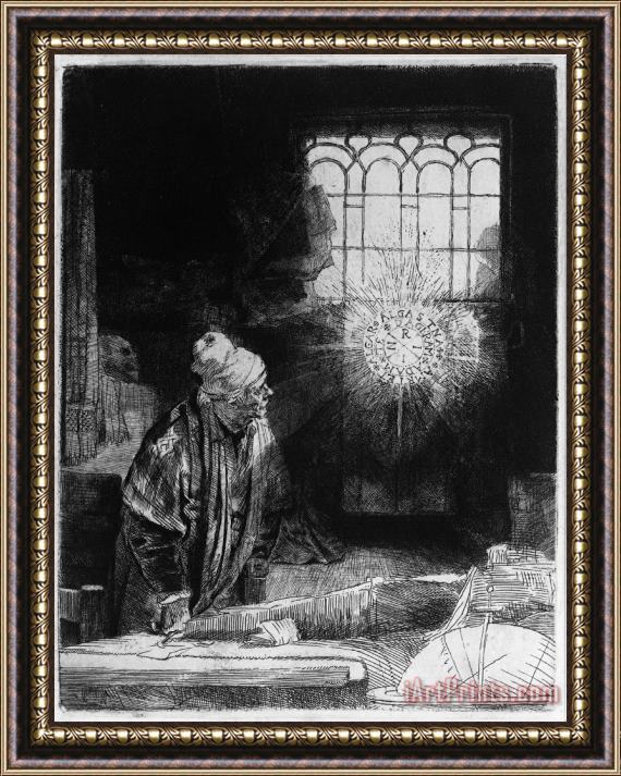 Rembrandt Faust Framed Print