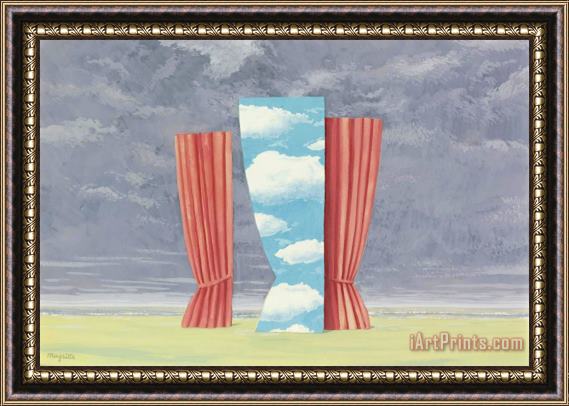 rene magritte L'ovation Framed Print