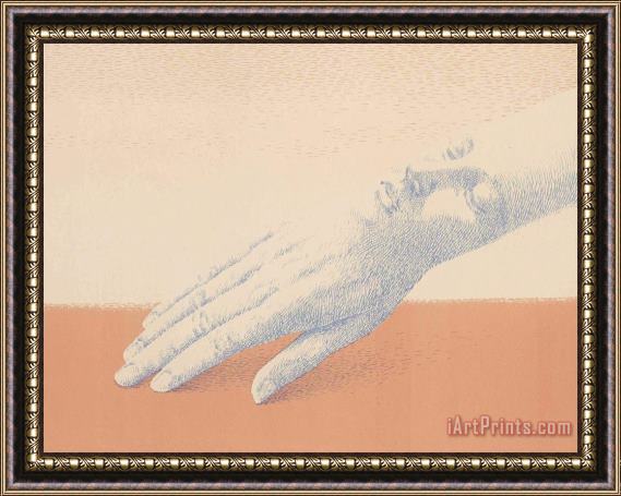 rene magritte Les Bijoux Indiscrets, 1963 Framed Print