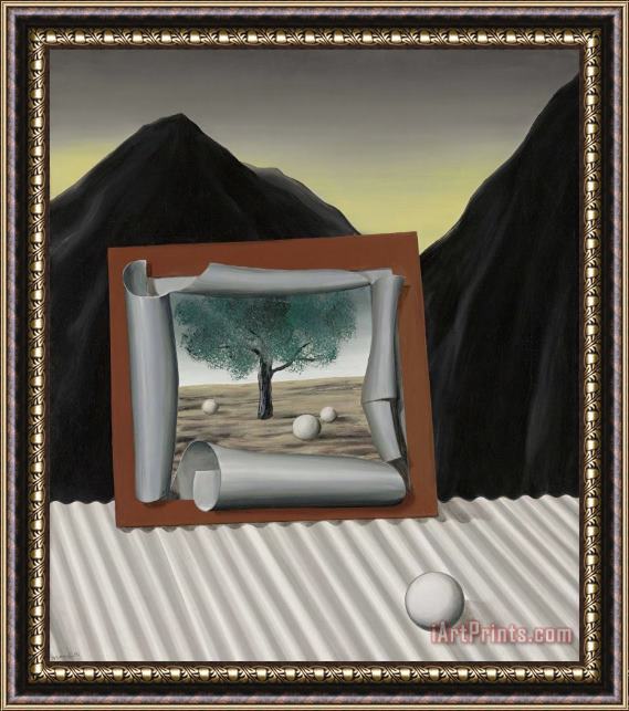rene magritte Les Signes Du Soir, 1926 Framed Painting