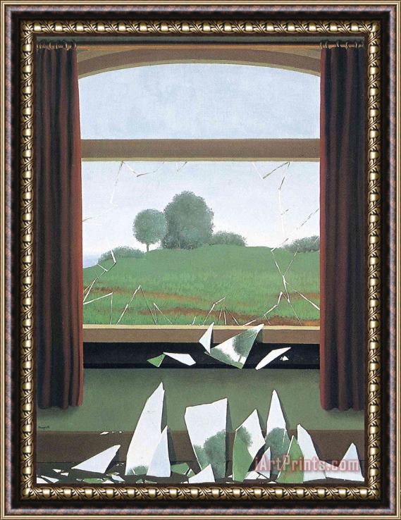 rene magritte The Key to The Fields 1936 Framed Print