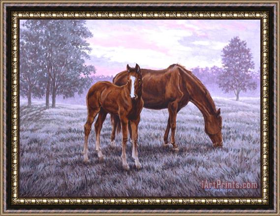 Richard De Wolfe A New Day Begins Framed Painting