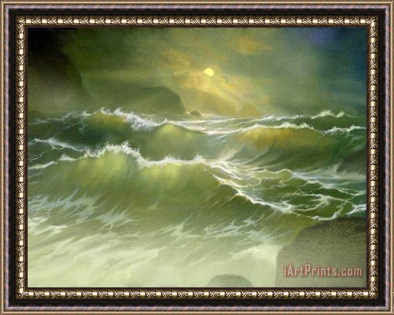 Robert Foster Emerald Sea Framed Print
