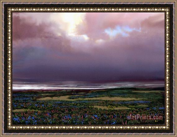 Robert Foster Flower Beach Framed Painting
