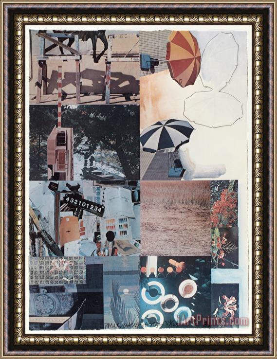 Robert Rauschenberg Most Distant Visible Part of The Sea, 1983 Framed Print
