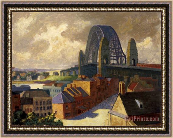 Roland Wakelin The Bridge Framed Painting