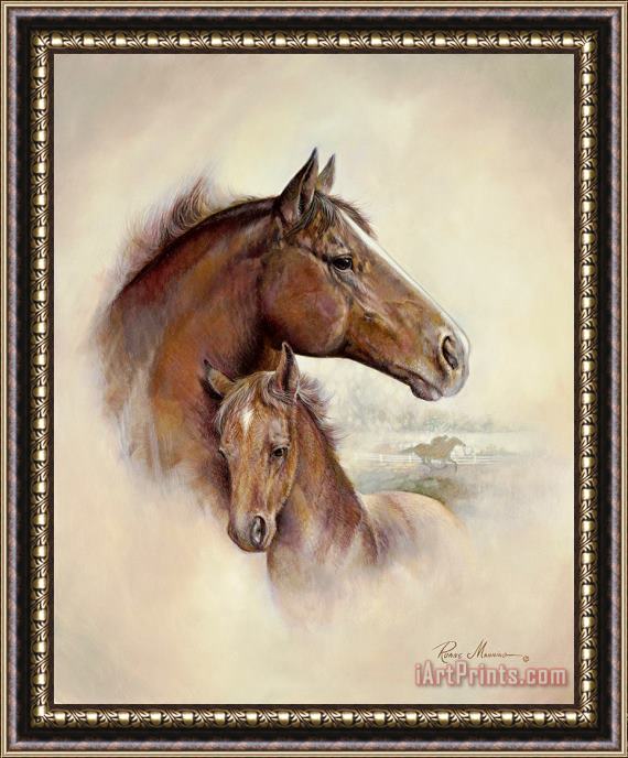 Ruane Manning Race Horse II Framed Print