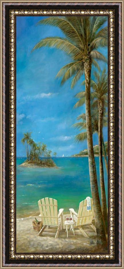 Ruane Manning Tropical Getaway Framed Painting