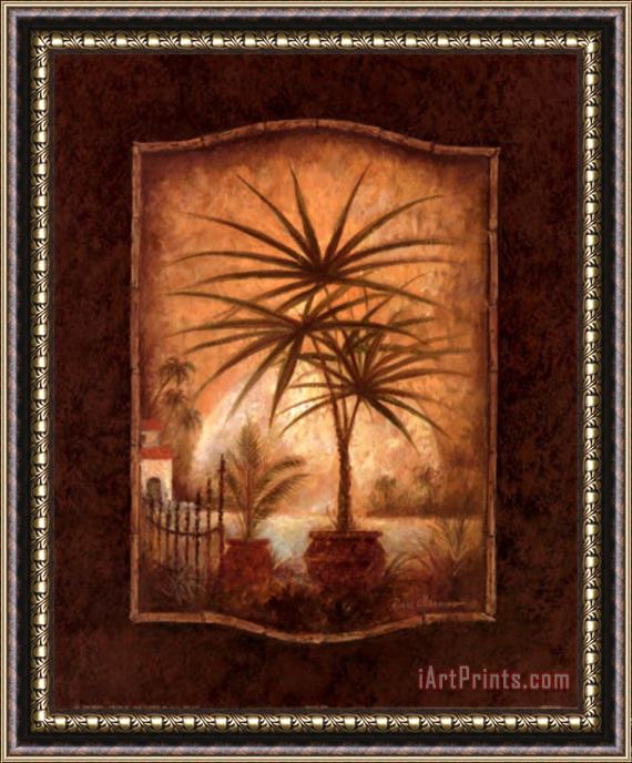 Ruane Manning Tropical Moon Framed Painting