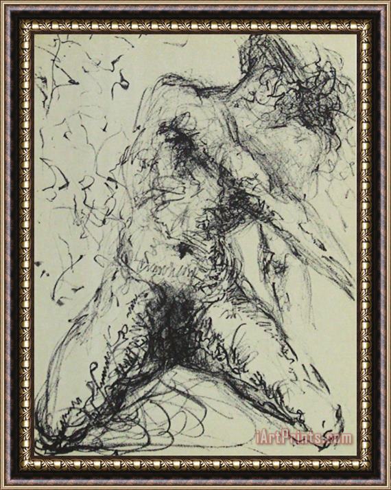 Salvador Dali Hommage a Meissonnier Iv Le Pecheur Framed Painting