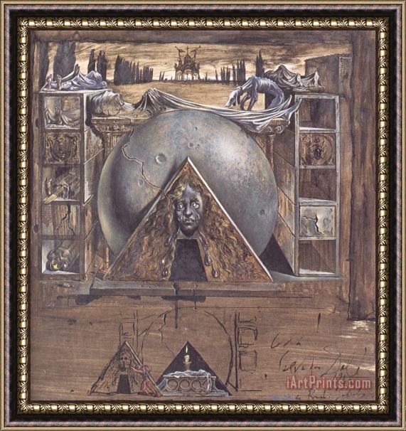 Salvador Dali Juliet's Tomb Framed Painting
