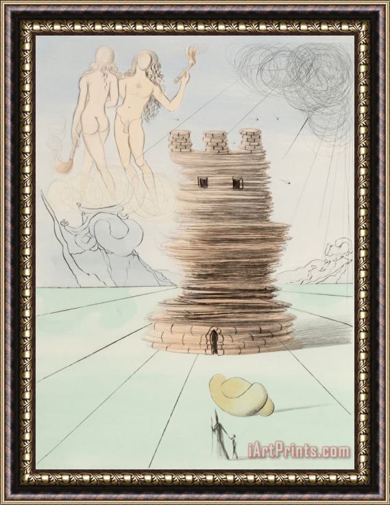 Salvador Dali Simon, From Twelve Tribes of Israel, 1972 Framed Painting