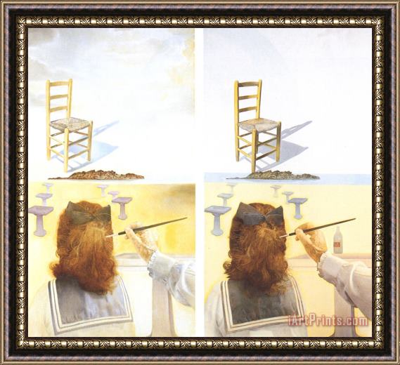 Salvador Dali The Chair Framed Painting