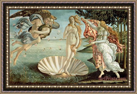 Sandro Botticelli The Birth of Venus Framed Painting