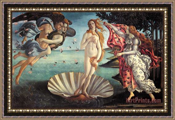 Sandro Botticelli The Birth Of Venus Framed Print