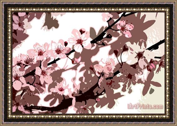 Sarah O Toole Japanese Blossom Framed Print