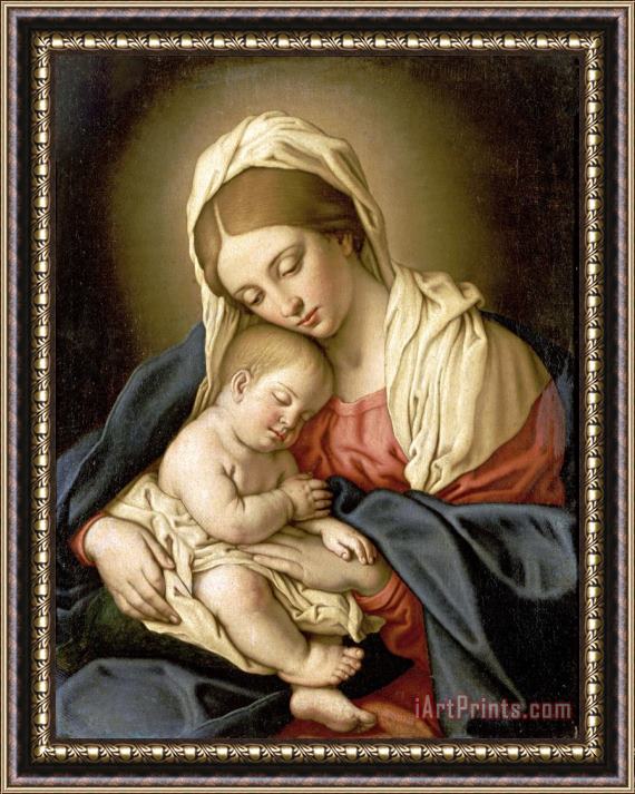 Sassoferrato The Madonna And Child Framed Print