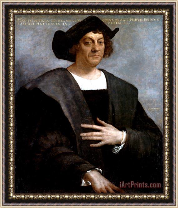 Sebastiano del Piombo Christopher Columbus Framed Print