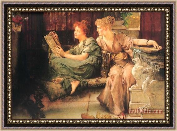 Sir Lawrence Alma-Tadema Comparisons Framed Print
