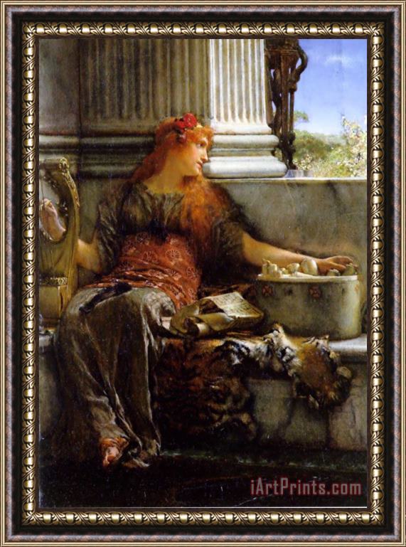 Sir Lawrence Alma-Tadema Poetry Framed Print
