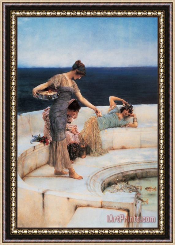 Sir Lawrence Alma-Tadema Silver Favorites Framed Print