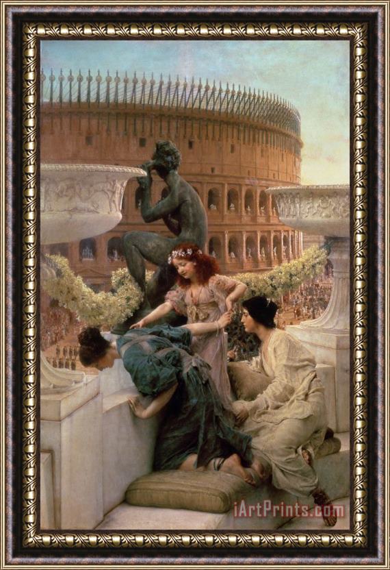 Sir Lawrence Alma-Tadema The Coliseum Framed Print