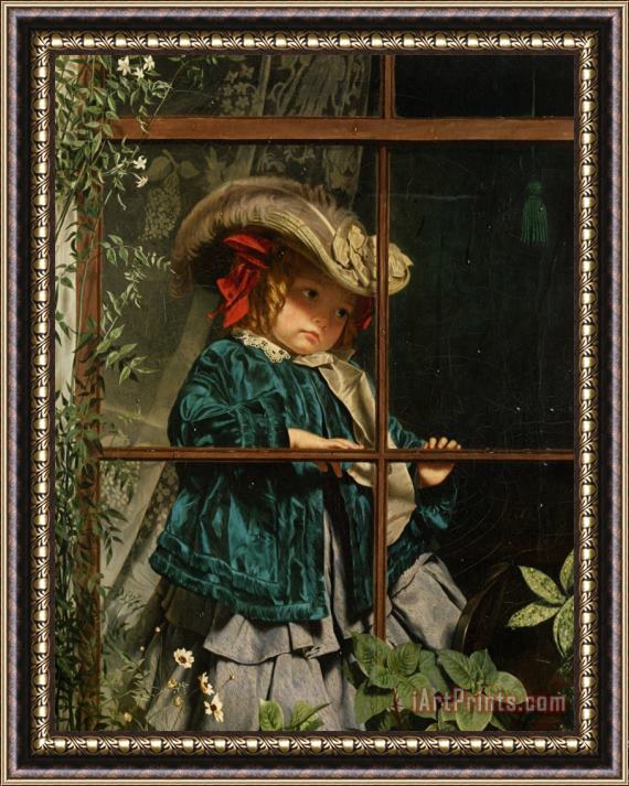 Sophie Gengembre Anderson No Walk Today Framed Painting