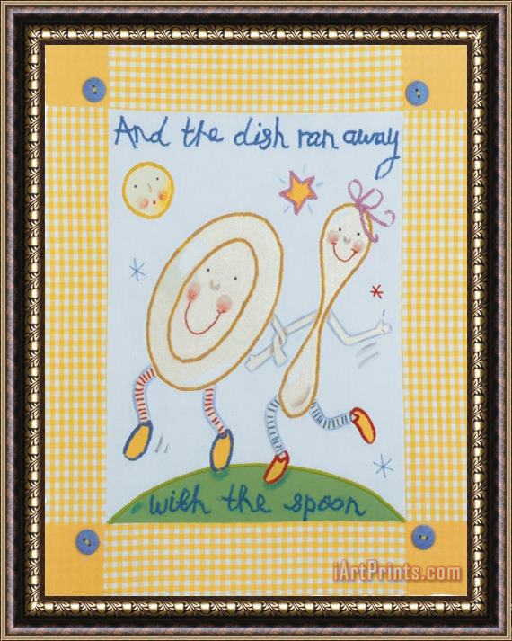 Sophie Harding And The Dish Ran Away Framed Print